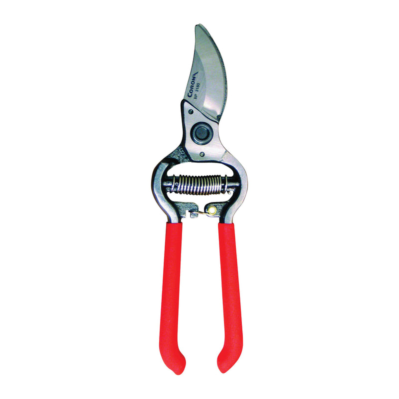 CORONA CLIPPER Pruning Shear 1 in Cutting Capacity Steel Blade Bypass Blade Steel Handle 8-3/4 in OAL