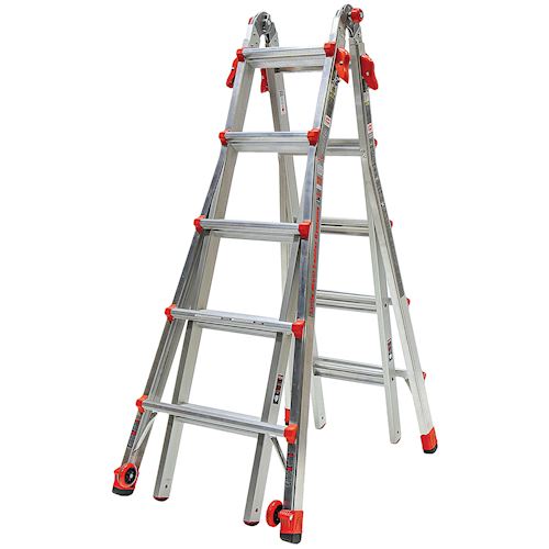 Little Giant Ladder Articulated Extendable Ladder 13 ft 2 in H Reach 300 lb Aluminum