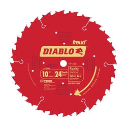 Diablo Circular Saw Blade 10 in Dia 5/8 in Arbor 24 Teeth Carbide Cutting Edge