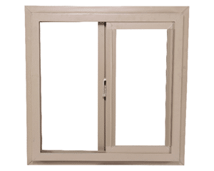 2020 horizontal sliding window 24x24 OBS vinyl dual pane almond