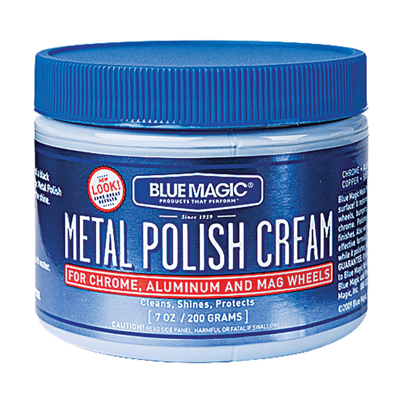 Blue Magic Metal Polish 7 oz Jar Liquid Ammonia Blue