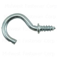 MIDWEST FASTENER Cup Hook 5/8 in Thread Zinc