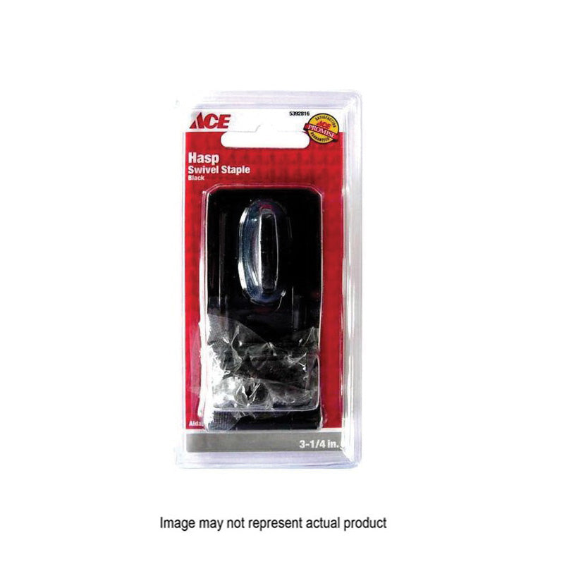 ACE Safety Hasp 3-1/4 in L Steel Swivel Staple