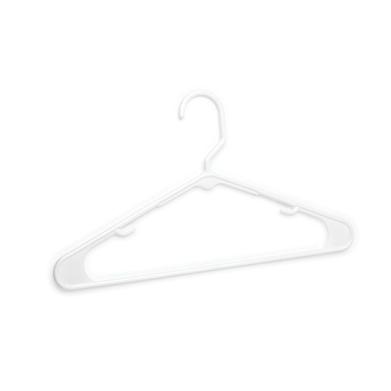 homz Tubular Hanger Plastic White
