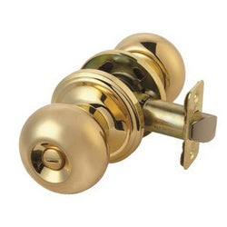 ACE Door Knob Steel Polished Brass