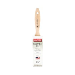 WOOSTER Paint Brush 1 1/2 in W 2 7/16 in L Bristle Polyester Bristle Varnish Handle