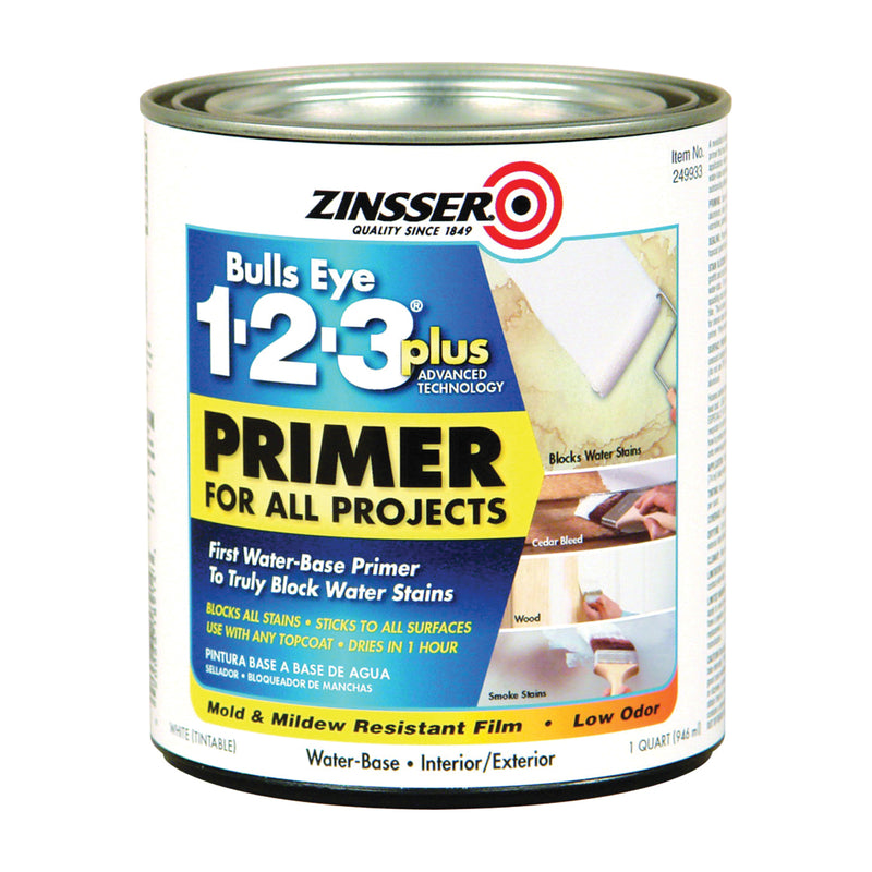 ZINSSER Bulls Eye Primer White 1 qt Can