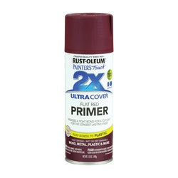 RUST OLEUM PAINTER'S Touch Spray Primer Flat Red 12 oz Aerosol Can