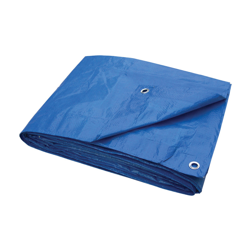 ProSource Tarpaulin 16 ft L 12 ft W 3.5 mil Thick Polyethylene Blue