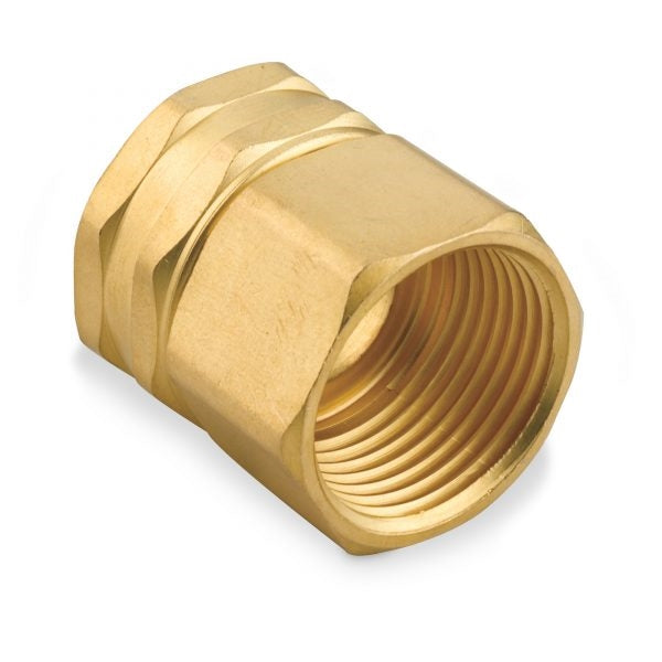 Gilmour Hose Adapter 1/2 x 3/4 in FNPT x FNH Brass For: Garden Hose