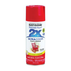 RUST OLEUM PAINTER'S Touch Gloss Spray Paint Gloss Apple Red 12 oz Aerosol Can