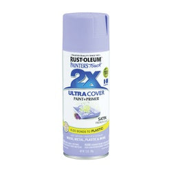 RUST OLEUM PAINTER'S Touch Satin Spray Paint Satin French Lilac 12 oz Aerosol Can