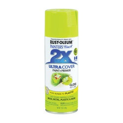 RUST OLEUM PAINTER'S Touch Gloss Spray Paint Gloss Key Lime 12 oz Aerosol Can