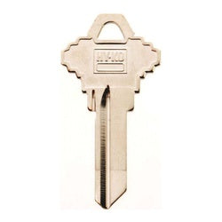 HY KO Key Blank Brass Nickel For: Schlage SC1 Keyways