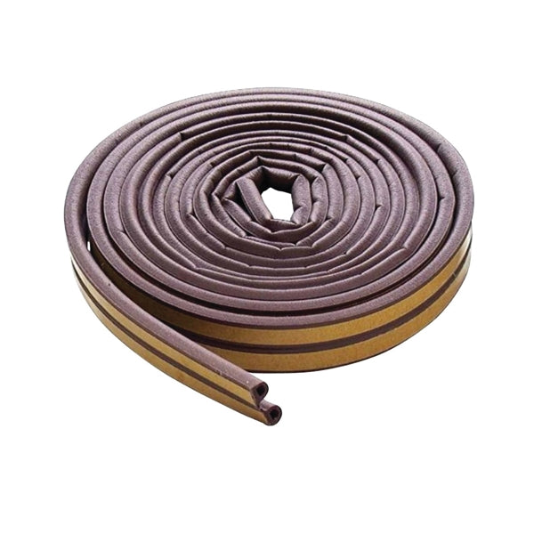 M-D Weatherstrip Tape 11/32 in W 17 ft L EPDM Rubber Brown