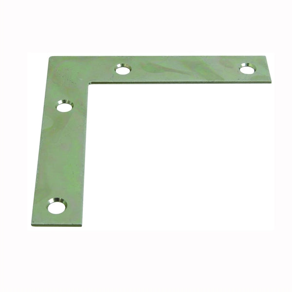 National Hardware 117BC Series Corner Brace 4 in L 3/4 in W 4 in H Steel Zinc 0.07 Thick Material