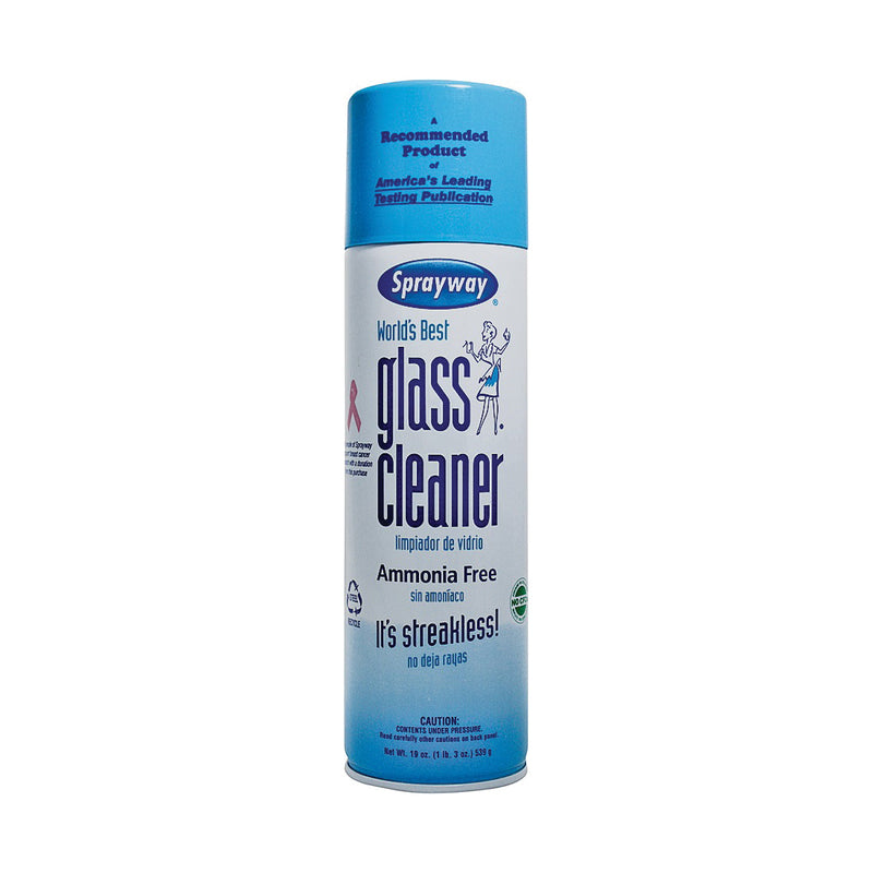 Sprayway Glass Cleaner 19 oz Can Liquid Floral White