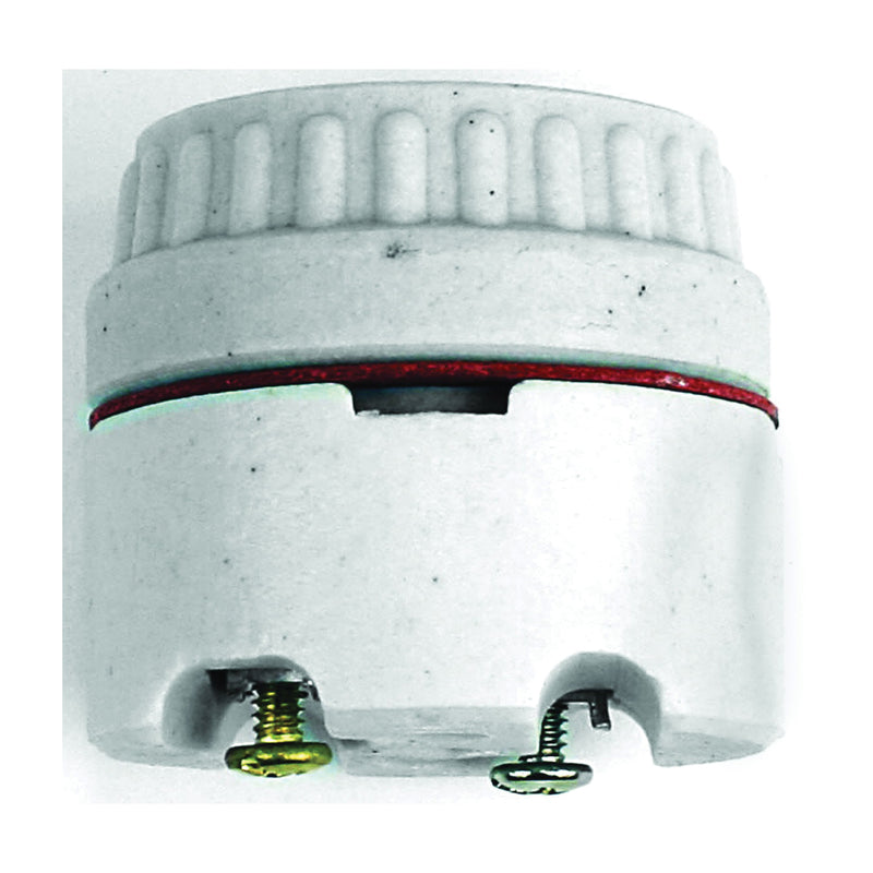 Jandorf Fixture Socket 250 V 660 W Porcelain Housing Material White