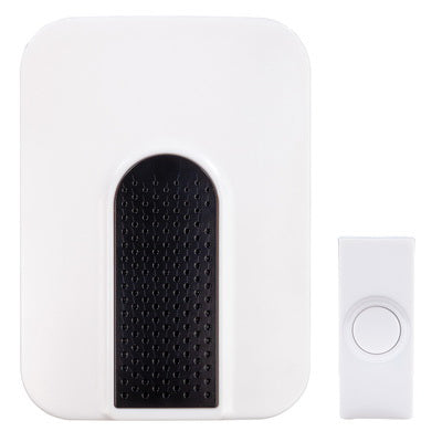 Heath Zenith Doorbell Kit Wireless 85 dB Black/White