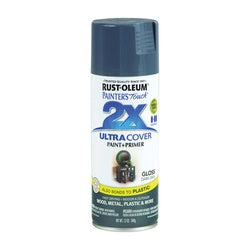 RUST OLEUM PAINTER'S Touch Gloss Spray Paint Gloss Dark Gray 12 oz Aerosol Can