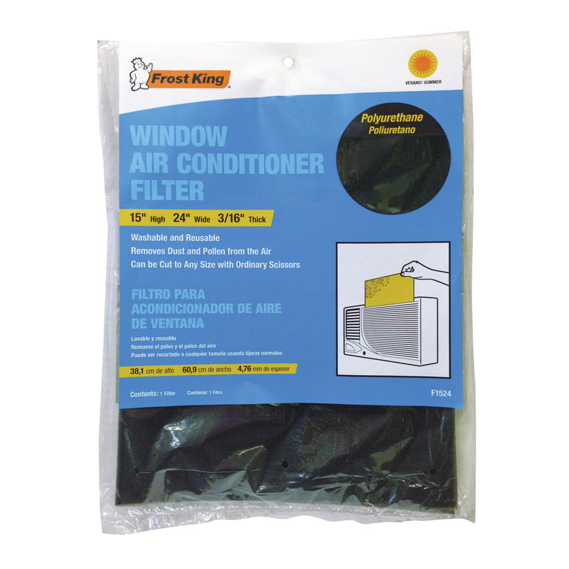 Frost King F1524 Open Cell Air Filter 24 in L 15 in W 8 MERV