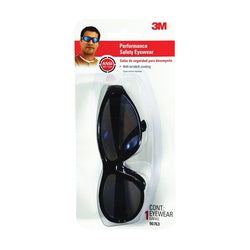 3M TEKK Protection Safety Glasses Anti Scratch Lens Polycarbonate Lens Wraparound Frame Black Frame