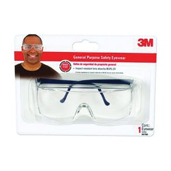 3M TEKK Protection Safety Glasses Anti Fog Lens Wraparound Frame Black Frame