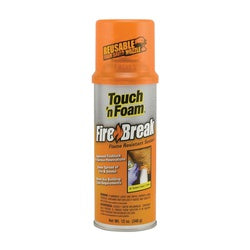 Touch 'n Foam Fire Break Flame Resistant Sealant Amber 60 to 100 deg F 12 oz Can