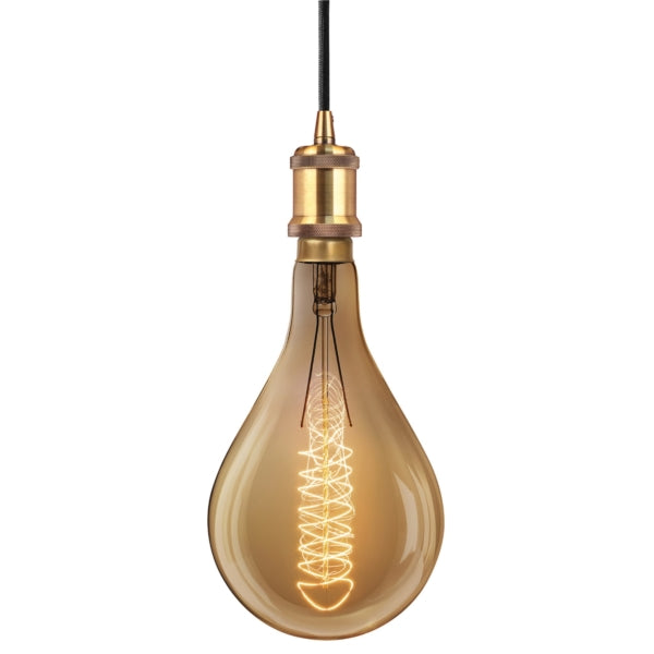 Feit Electric Incandescent Bulb and Pendant 60 W PS52 Lamp E26 Medium Lamp Base 300 Lumens