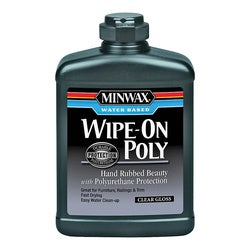 Minwax Wipe On Poly Paint Gloss Liquid Clear 1 pt Can