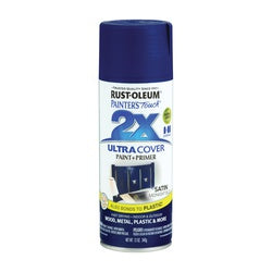 RUST OLEUM PAINTER'S Touch Satin Spray Paint Satin Midnight Blue 12 oz Aerosol Can