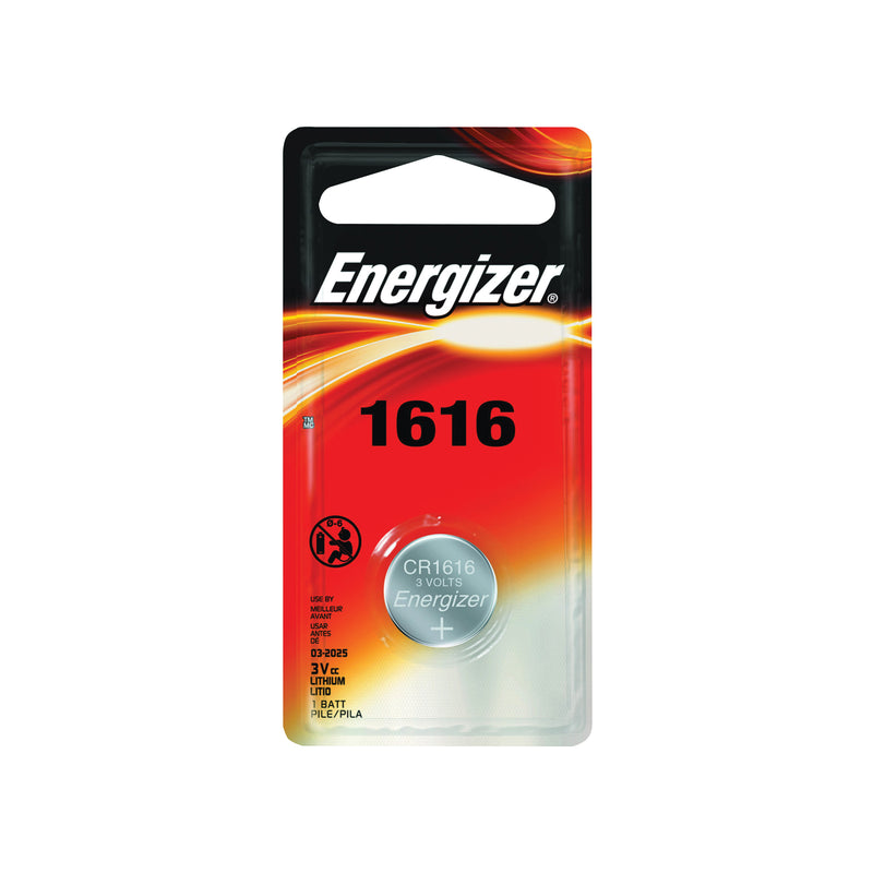 Energizer Coin Cell Battery 3 V Battery 60 mAh CR1616 Battery Lithium Manganese Dioxide