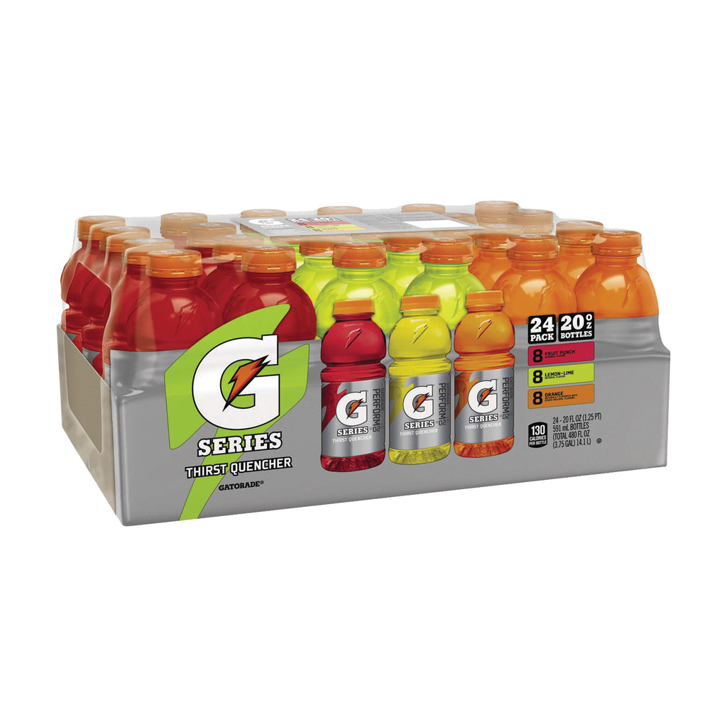 Gatorade® G-Series Perform 02 Thirst Quencher Lemon-Lime, 20 oz Bottle,  24/Carton