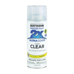 RUST OLEUM PAINTER'S Touch Clear Spray Paint Gloss Clear 12 oz Aerosol Can
