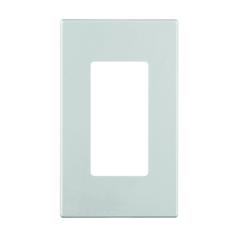 Leviton Wallplate 4.61 in L 2-3/4 in W 1-Gang Polycarbonate White