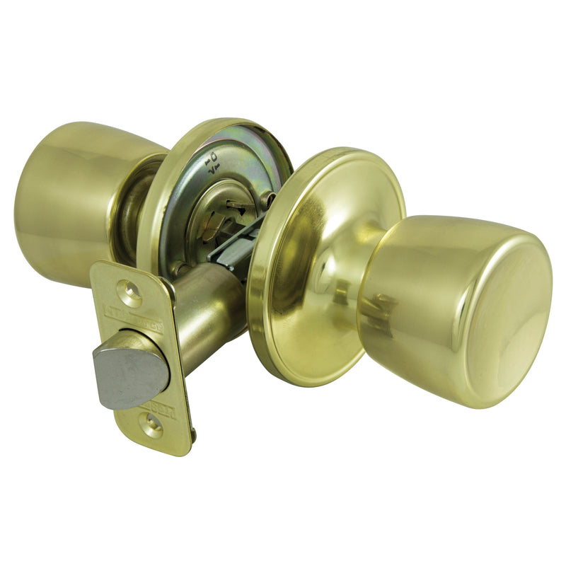 ProSource Knob Lockset Polished Brass