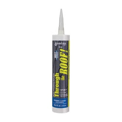 Through The Roof! Cement and Patching Sealant Clear Liquid 10.5 oz Cartridge