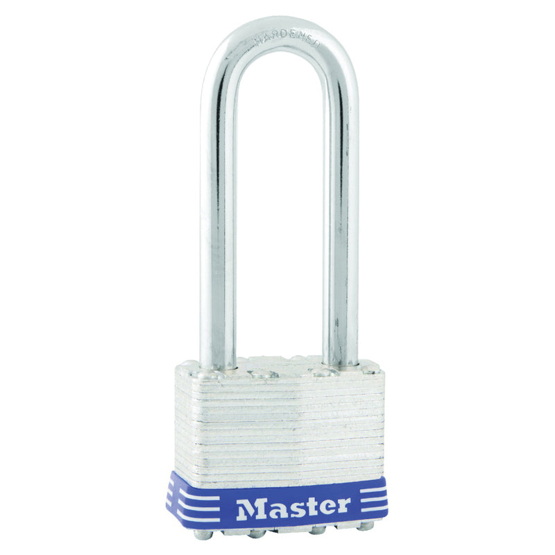 Master Lock Keyed Padlock Different Key 5/16 in Dia Shackle 2-1/2 in H Shackle Steel Shackle Steel Body