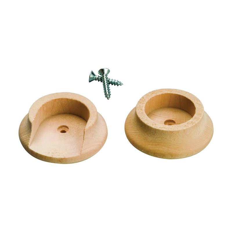 Waddell Closet Pole Socket Hardwood