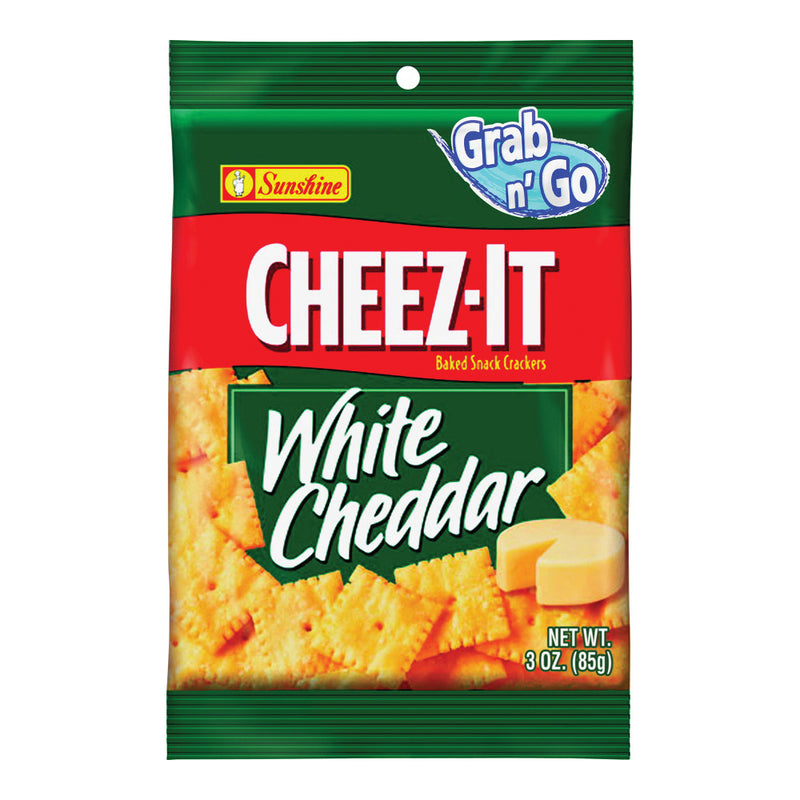 CHEEZ-IT Baked Snack Crackers White Cheddar Flavor 3 oz Bag