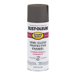 RUST OLEUM STOPS RUST Protective Enamel Spray Paint Semi Gloss Anodized Bronze 12 oz Aerosol Can