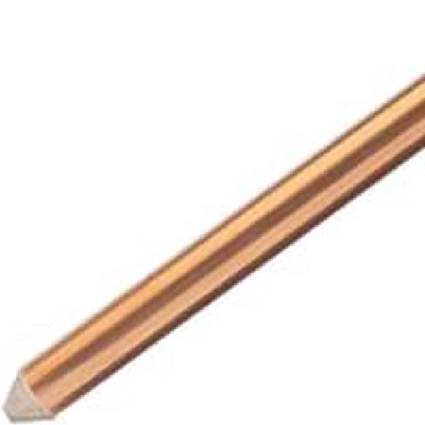 nVent ERICO Grounding Rod 5/8 in Dia Nominal 8 ft L Steel