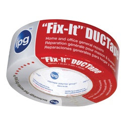 IPG Duct Tape 55 yd L 1.88 in W Poly Coated Cloth Backing Silver