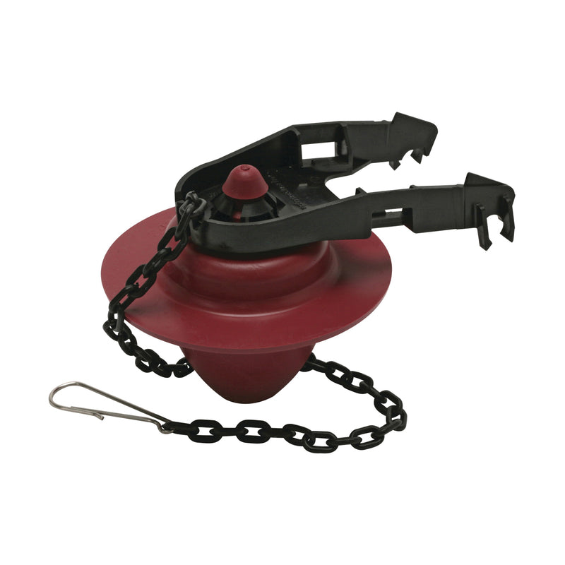 FLUIDMASTER Flapper Tank Ball Rubber Red For: Toilet with 2 in Plastic or Metal Flush Valves