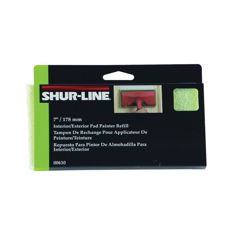 SHUR LINE Pad Painter Refill 7 in L Pad Flocked Foam Pad