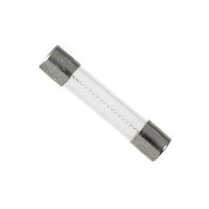 Bussmann Fast-Acting Fuse 1 A 250 V 10 kA at 125 VAC 35 A at 250 VAC Interrupt Glass Body G