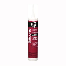 DAP Sealant White 24 hr Curing  40 to 400 deg F 10.1 oz Tube