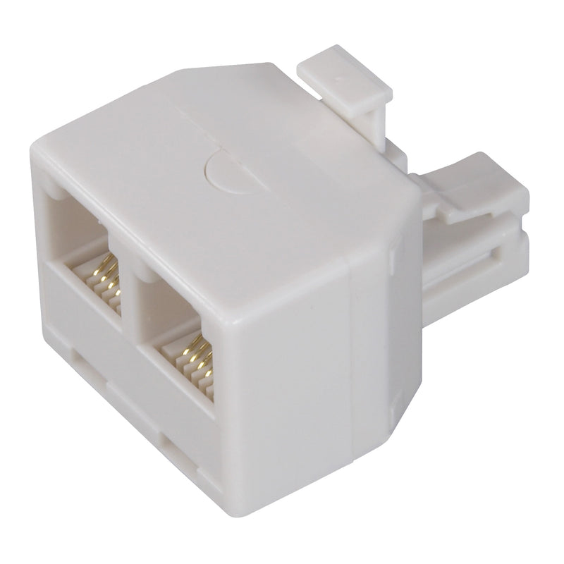 Zenith Telephone Splitter 2-Port/Way White