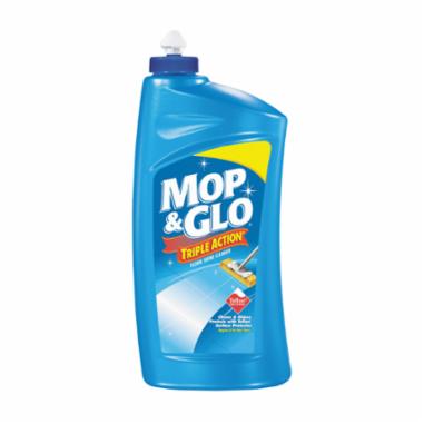 Mop & Glo Floor Shine Cleaner 32 oz Bottle Liquid Citrus Tan