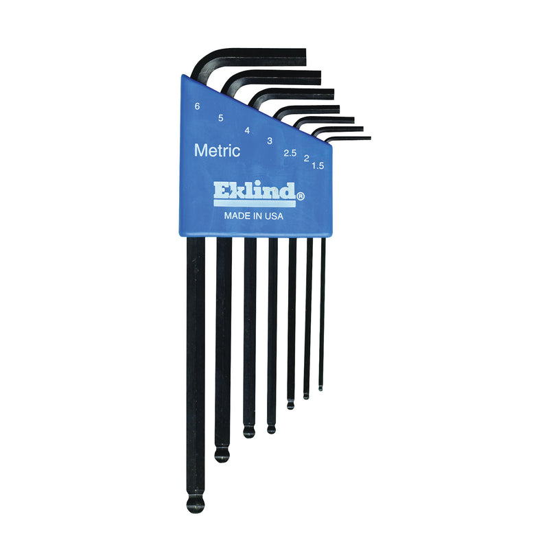 Eklind Hex Key Set 7-Piece Steel Black